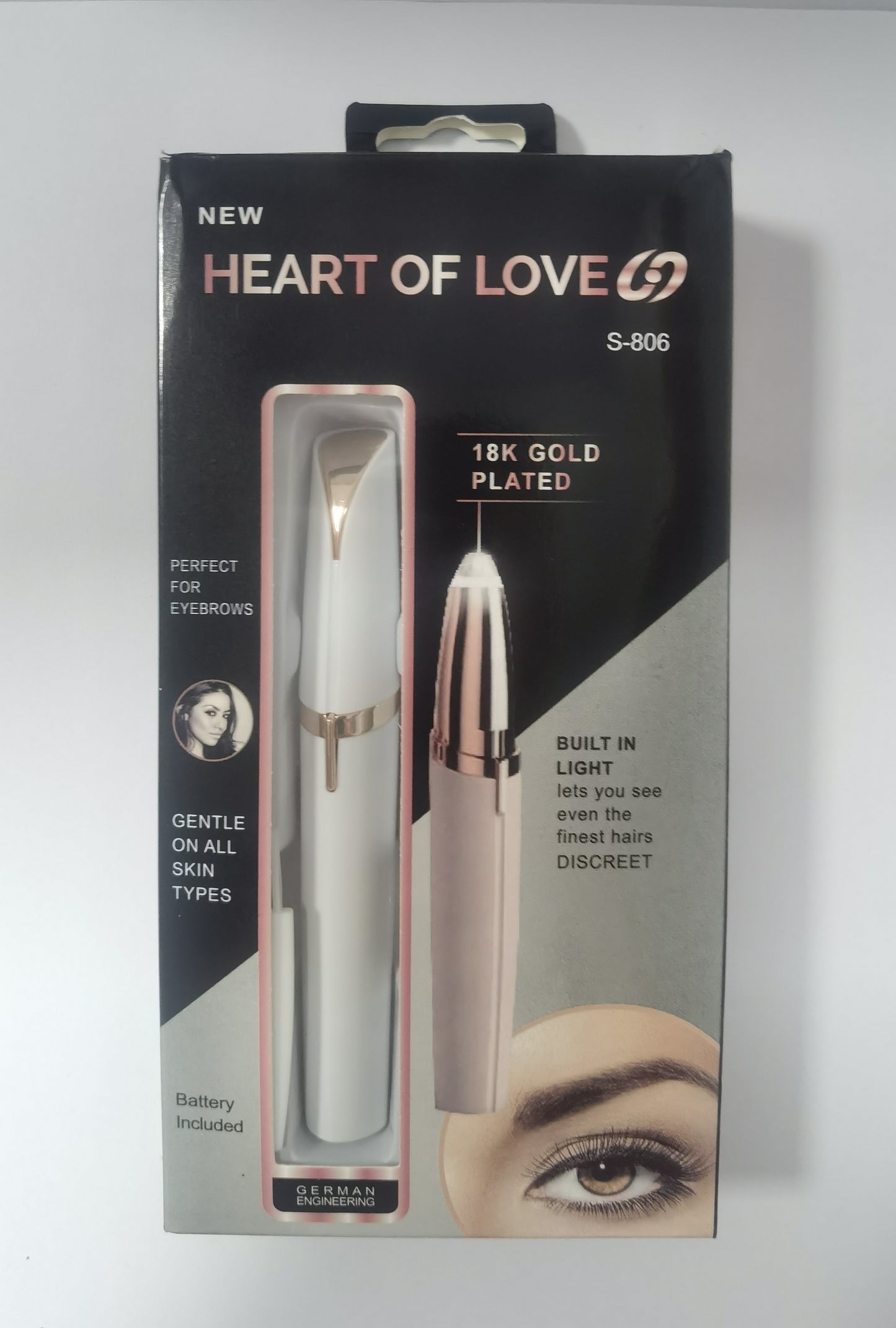 TrendEsse Eyebrow Trimmer with LED Light