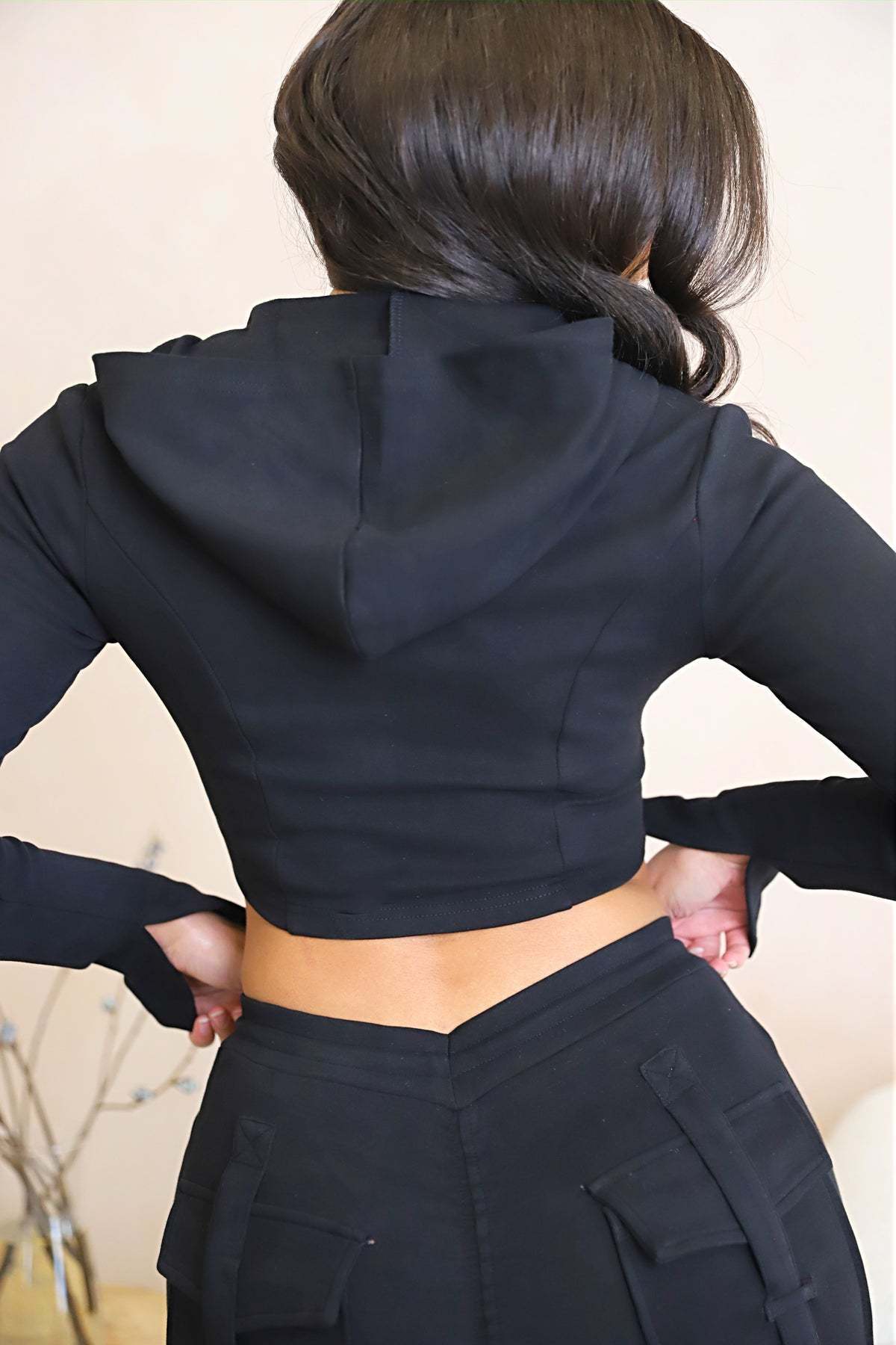 Women's High-Waist Wide-Leg Cargo Pants