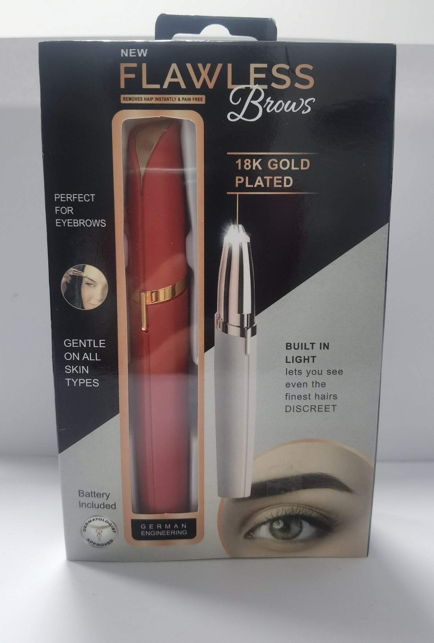 TrendEsse Eyebrow Trimmer with LED Light