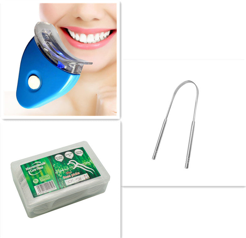 Oral Gel Teeth Whitening System with LED Light