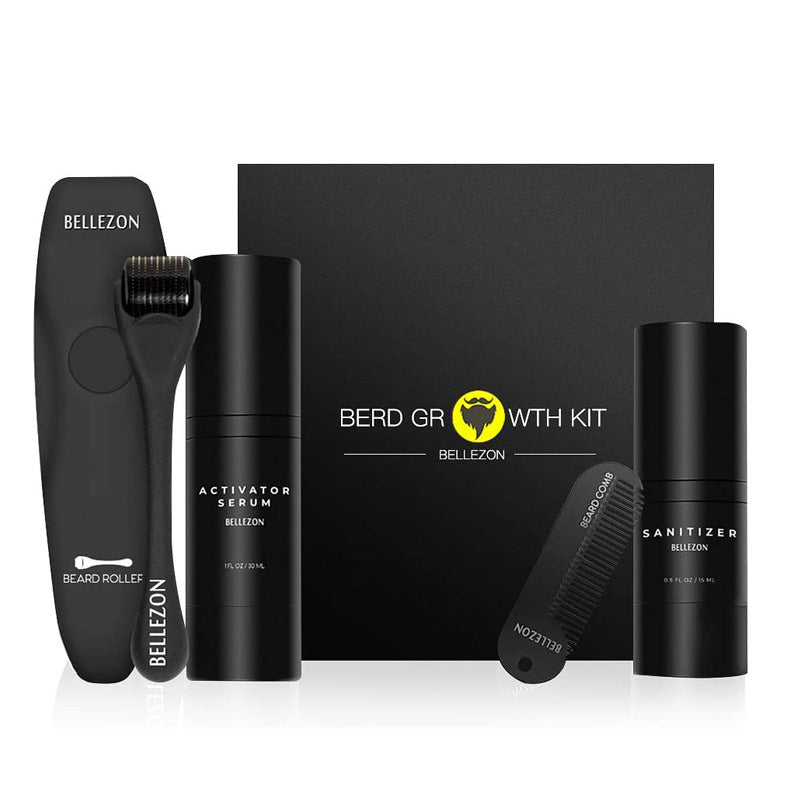 Beard Growth Liquid & Care Set