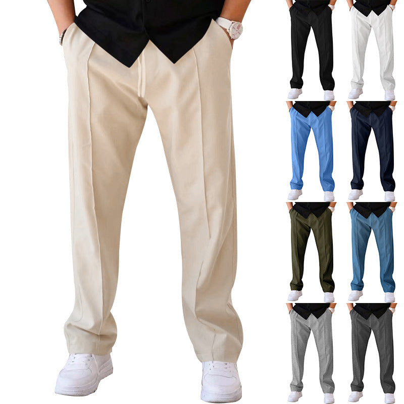 Men's Casual Sports Trousers with Drawstring