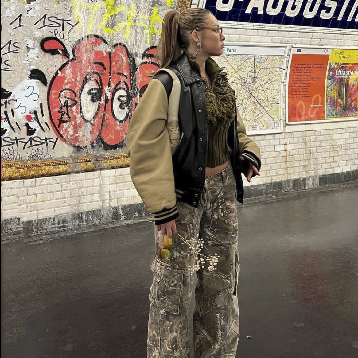 Hip Hop Retro Street Camouflage Cargo Pants