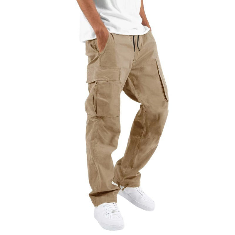 Multi-Pocket Loose-Fit Cargo Pants