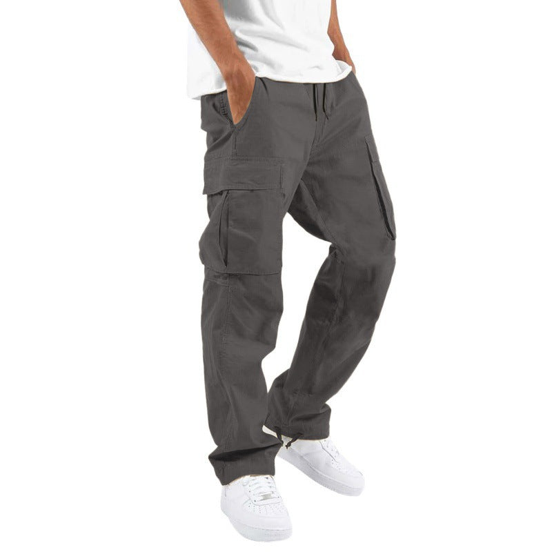 Multi-Pocket Loose-Fit Cargo Pants