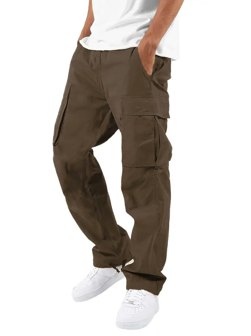 Multi-Pocket Loose-Fit Cargo Pants