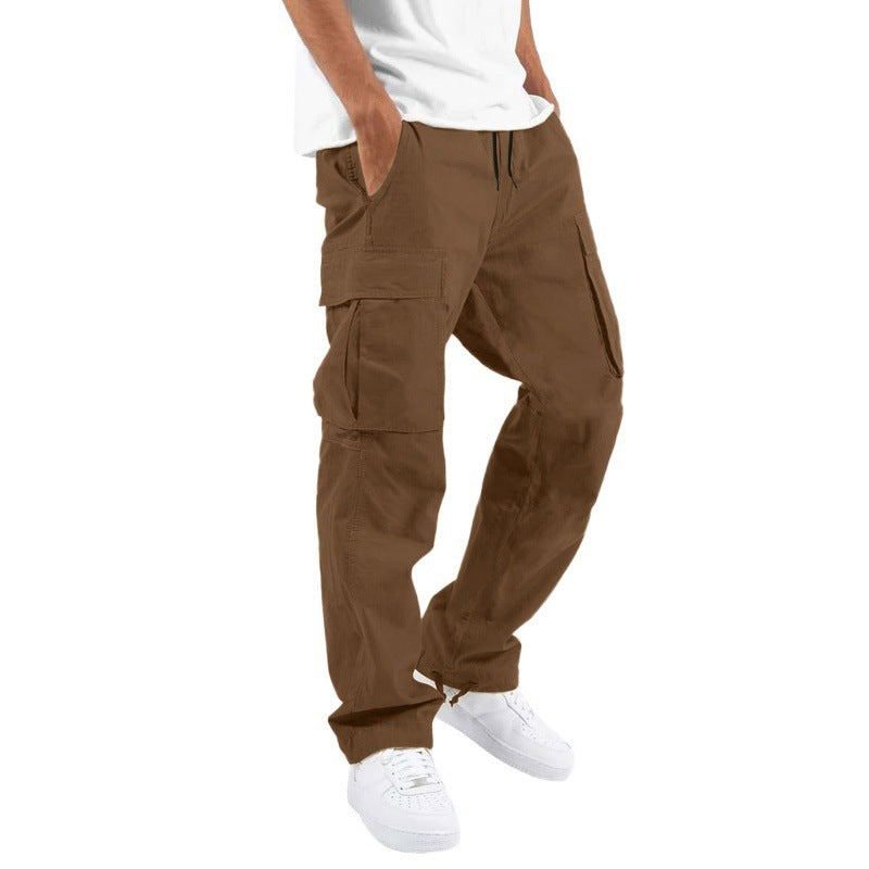 Multi-Pocket Loose-Fit Cargo Pants