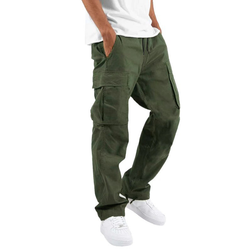 Multi-Pocket Loose-Fit Cargo Pants