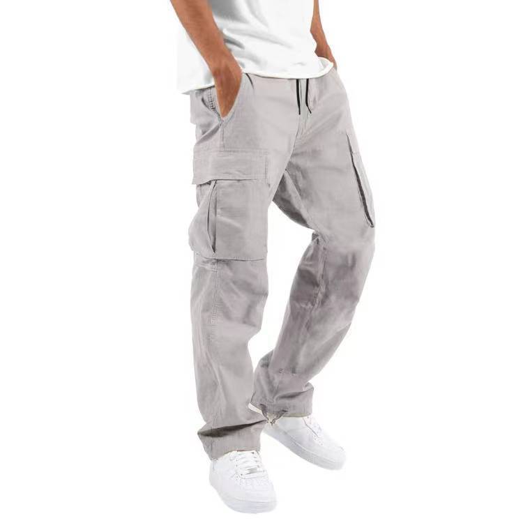 Multi-Pocket Loose-Fit Cargo Pants