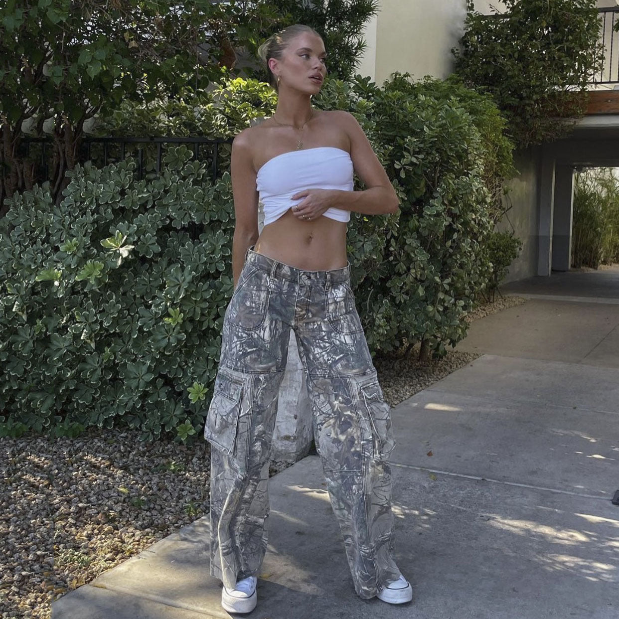 Hip Hop Retro Street Camouflage Cargo Pants