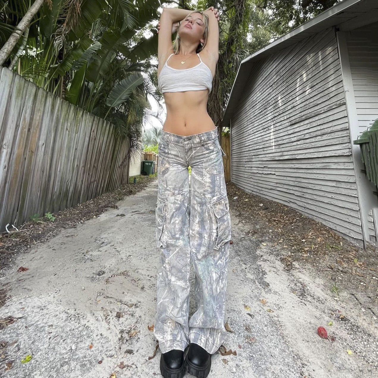 Hip Hop Retro Street Camouflage Cargo Pants