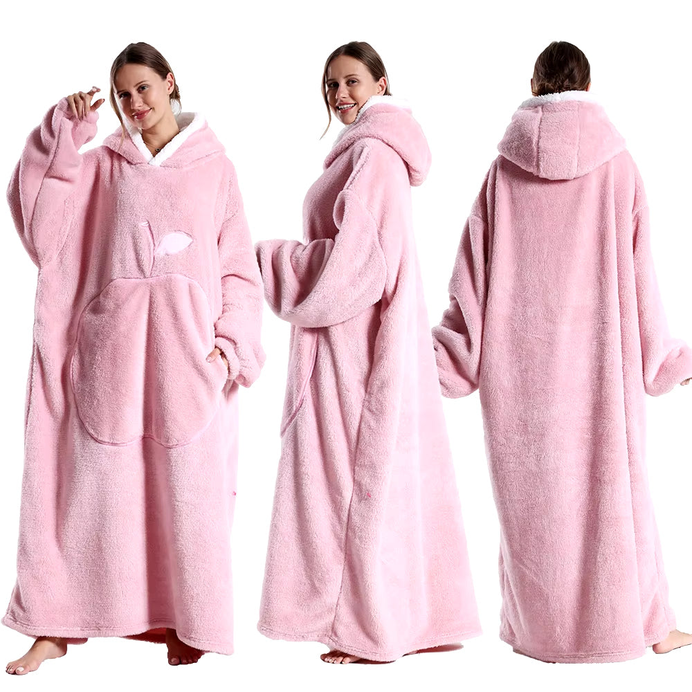 Cozy Wearable Blanket Hoodie