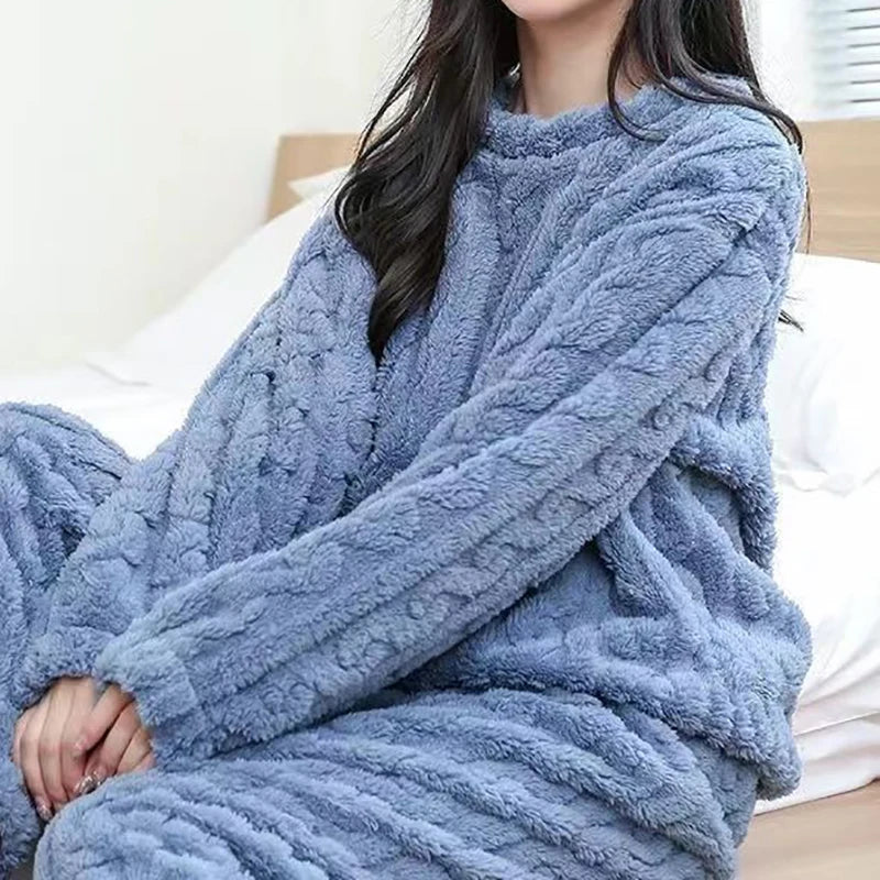 Cozy Velvet Pajama Set