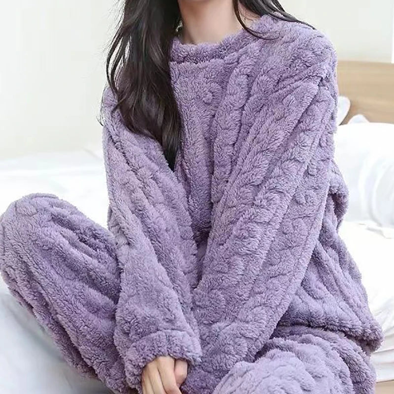 Cozy Velvet Pajama Set
