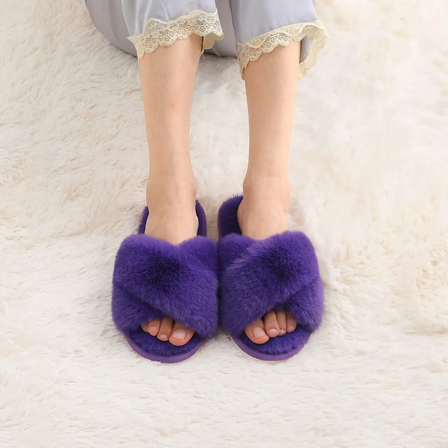 Cozy Cloud Fluffy Slippers