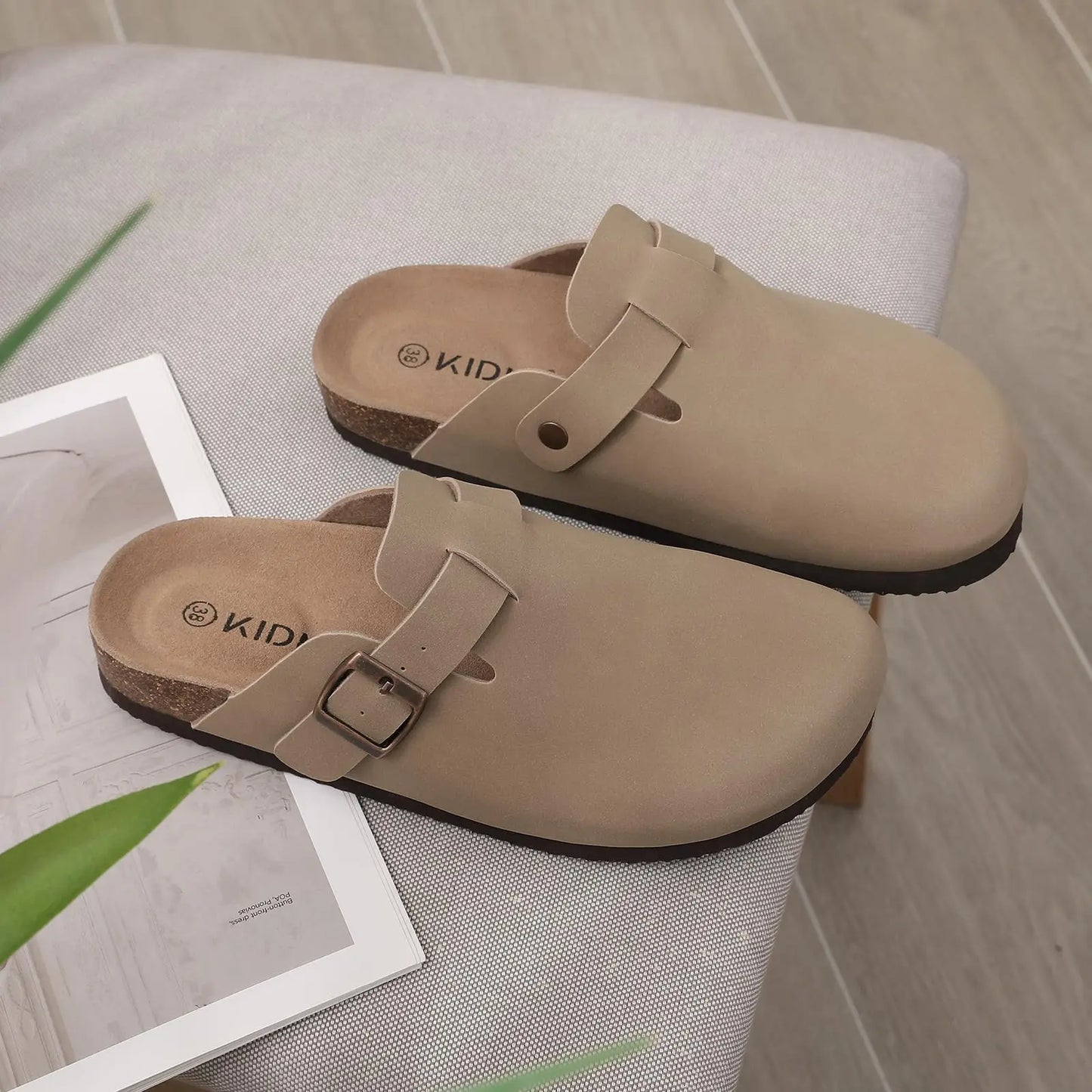 Comfy Suede Arch Support Slides