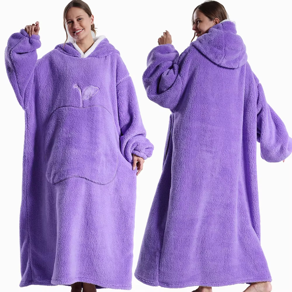 Cozy Wearable Blanket Hoodie