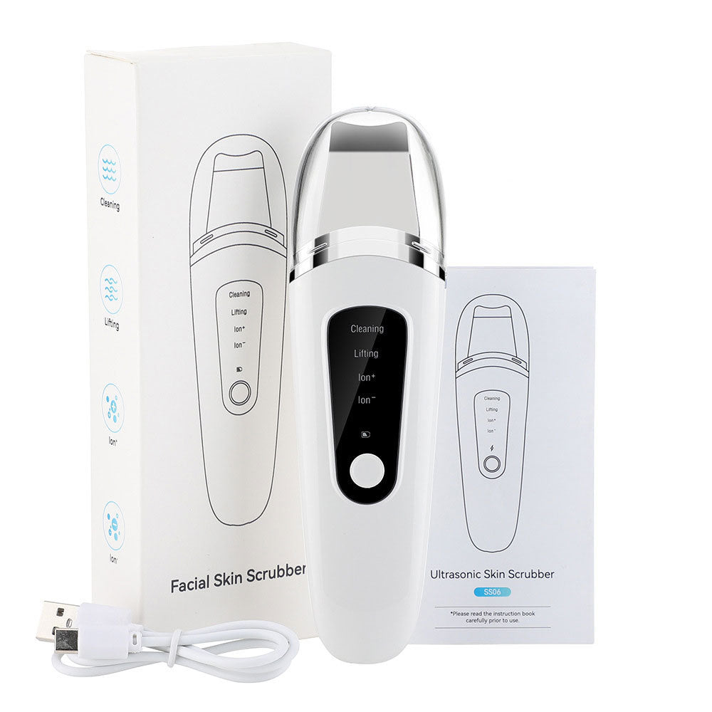 Ultrasonic Skin Scrubber Facial Exfoliator & Blackhead Remover