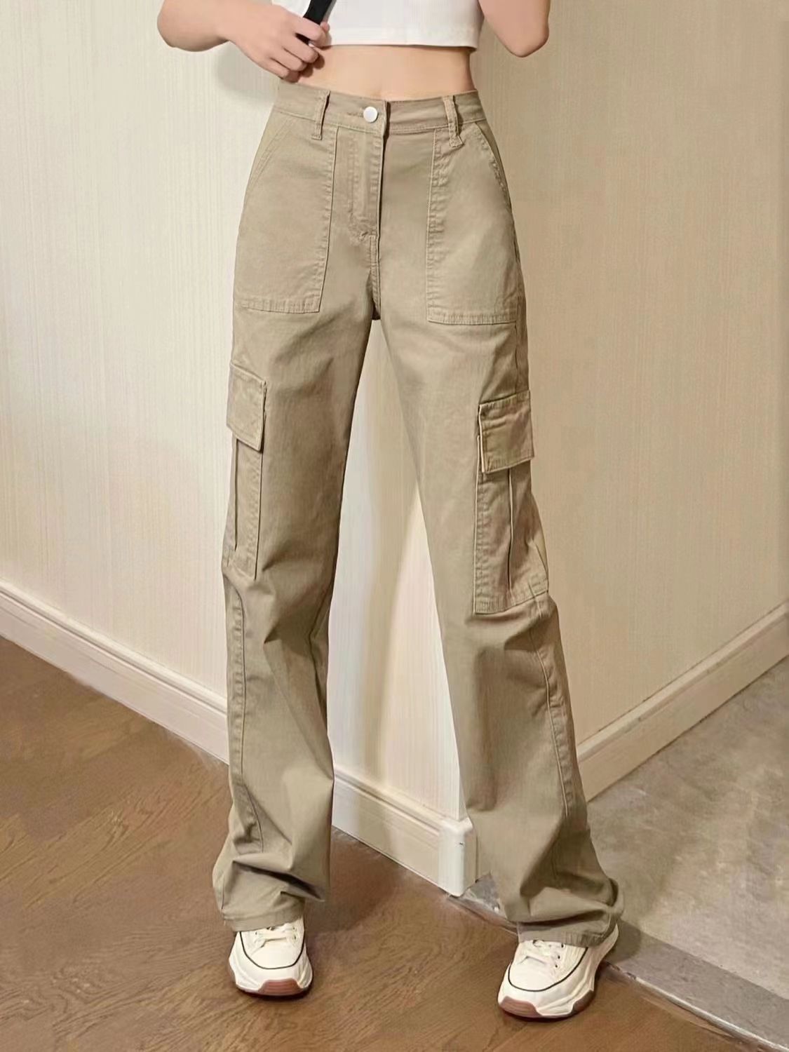Retro Hot Girl Cargo Jeans