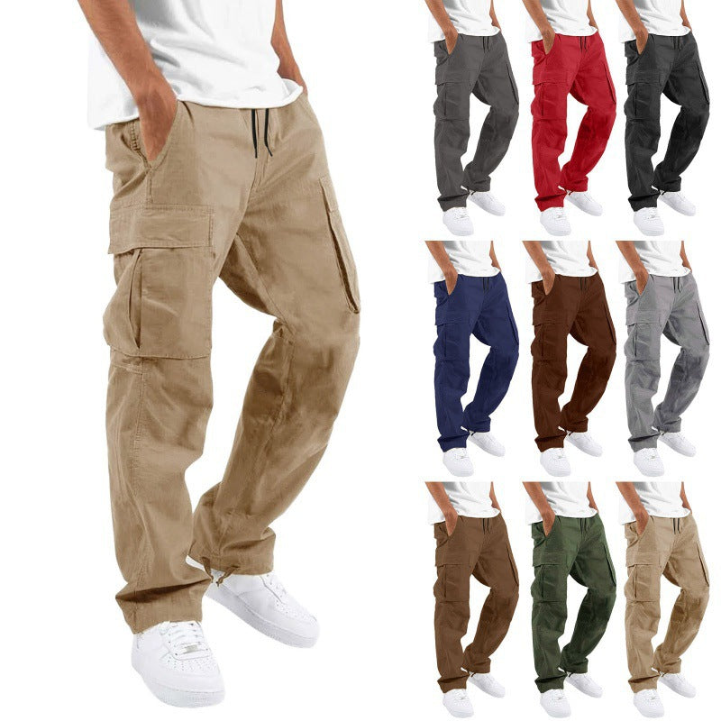 Multi-Pocket Loose-Fit Cargo Pants