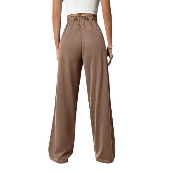 Women's High Waist Wide Leg Track Pants