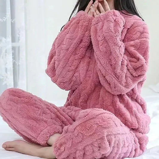 Cozy Velvet Pajama Set